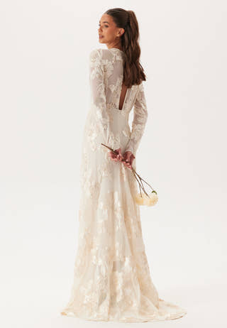 Yasfloree Ls Train Dress