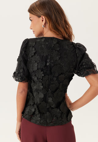 Yasflowering Ss V-neck Top