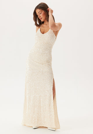 Yasmira Strap Train Dress