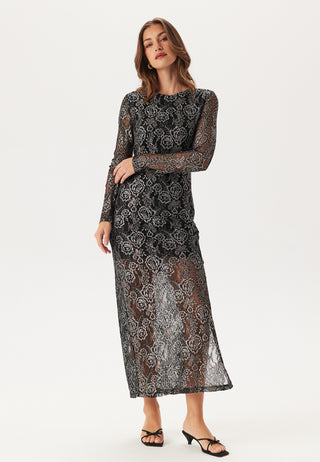 Yaspolima Ls Long Lace Dress