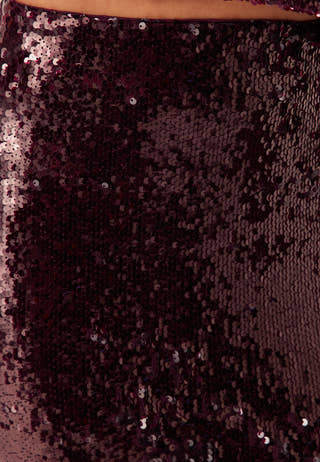 Yasroyalina Hmw Sequin Ankle Skirt