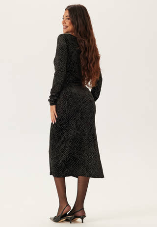 Yastillia Ls Velvet Long Dress